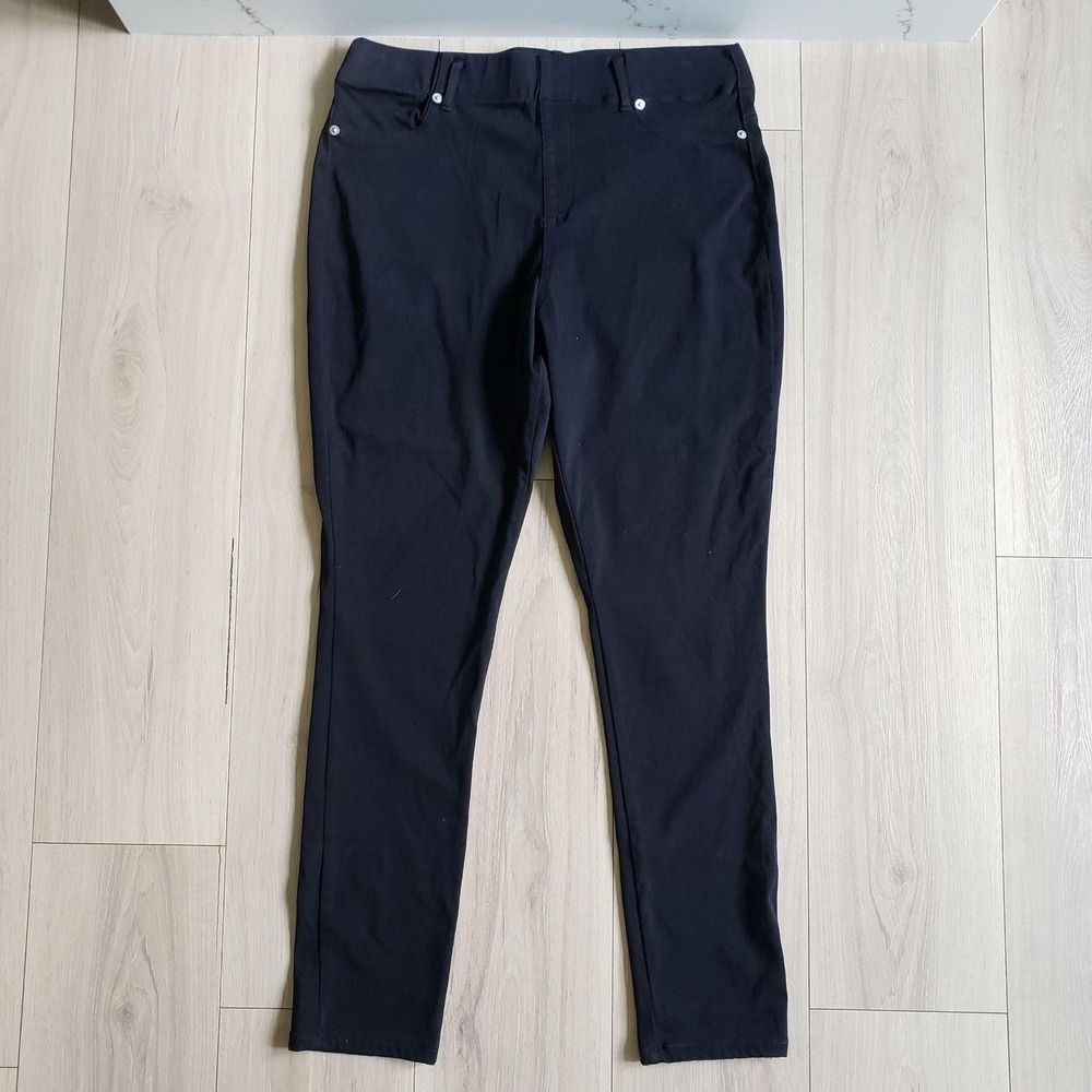 Mixit Jegging Pants Womens XL Black Denim Skinny Leg Pull On Stretch Casual